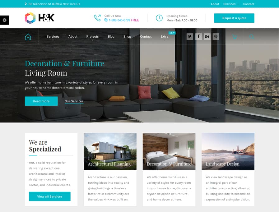 Atlas Mimarlık web sitesi projesi